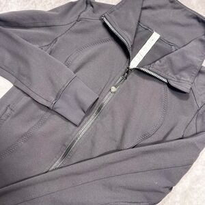 Lululemon Black Define Jacket Full Zip Luon Yoga Activewear Size 6